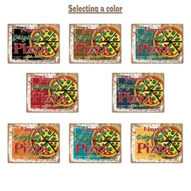 Original Pizza Chic Sign Rustic Shabby Vintage style Retro Kitchen Bar Pub Coffee Shop Wall Decor 9"x12" Metal Plate Sign Home Store Decor Plaques 0939