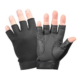 Rothco Fingerless Neoprene Duty Gloves, Black, X-Large