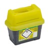 Lyall Willis Sharps Bin 2L Grey Eco freindly - Yellow
