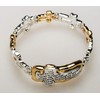 Rickisgifts Bracelet - Serenity Prayer Stretch Bracelet - Silver Tone