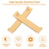 MOROBOR Tatami Hidden Door Handles, 4pcs Embedded Handle Recessed Finger
