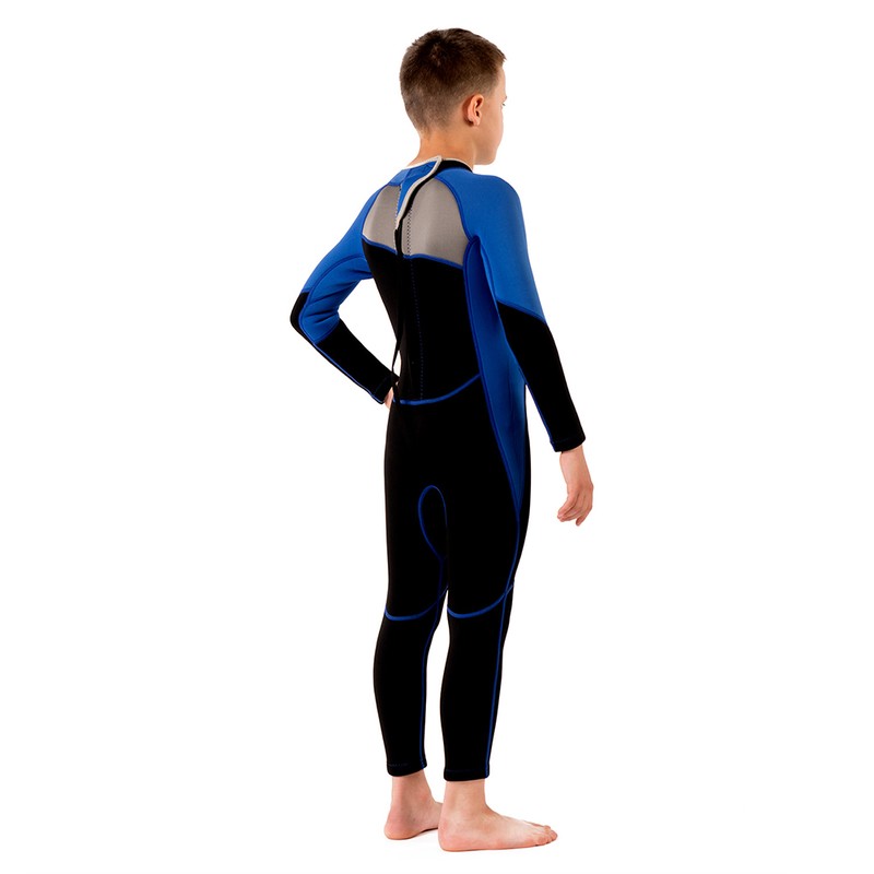 HISEA Neoprene One Pieces Long Sleeves Kid Boy Wetsuit Diving