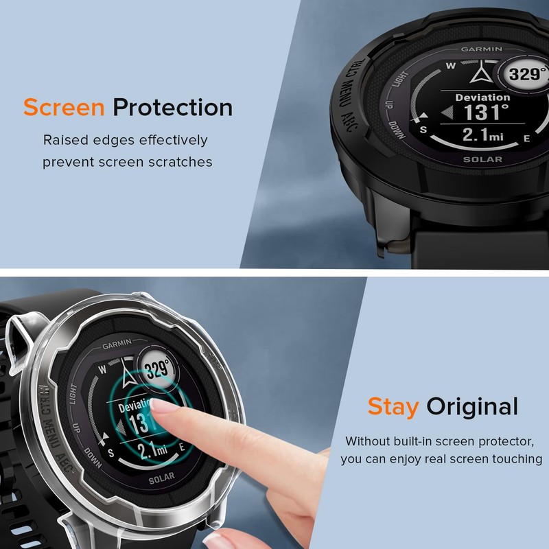 ivoler Pack of 3 Hard PC Protective Case for Garmin