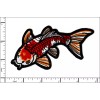 Patchwork Paradise Koi Fish Embroidered Iron-On Patch – Japanese Carp