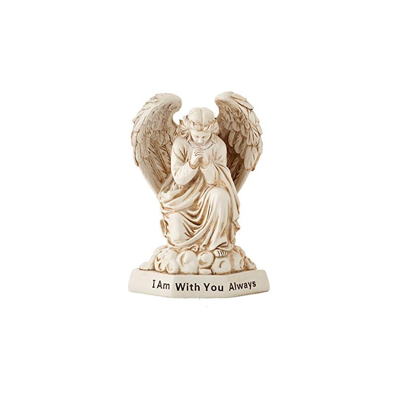 PLESIU Praying Angel Memorial Figurine, 6 1/4 Inch