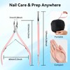 Makartt Cuticle Trimmer with Cuticle Pusher - Stainless Steel Cuticles