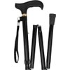 Black Adjustable Folding Cane