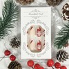 Christmas Press on Nails Medium Almond Fake Nails, French Tip