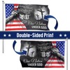 FLAGWIX 3x5 Patriotic American Flags for Outside, One Nation Under