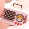 Cute Retro Bluetooth Speaker Mini Luggage Mini Speaker Creative Vintage