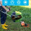 Plastic Grass Trimmer Blades, 100Pcs Plastic Lawn Mower Blades Replacement