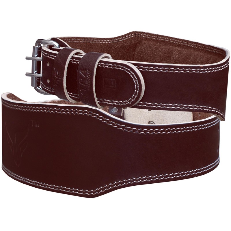 Mytra Fusion Weight Lifting Belt Leather Fitness Training Back Support