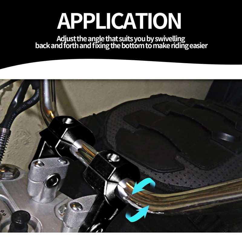 PSLER 2 Inch Pivot Handlebar Risers - Motorcycle Universal Handlebar