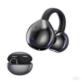 Open Ear Ear Clip On Earbuds Wireless Bluetooth Ear Cuff Clip On Ear Buds Headphones Bone Conduction Earbuds Out Of Open Ear Headphones Ear Buds bone conducting