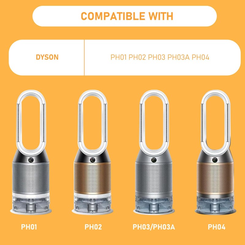 PH03 Carbon Fiber Evaporator Filter Replacement Compatible with Dyson PH01
