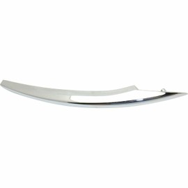 DAT AUTO PARTS Front Right Passenger Side Fog Light Cover Trim Molding Bumper Strip Insert Replacement For 2013-2016 Lincoln MKZ Silver Chrome Smooth Plastic FO1039148 DP5Z15266AD