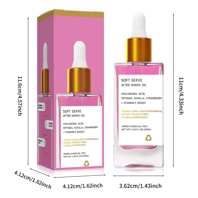 Aceite Para Después Del Afeitado Aroma A Fresa Y Vainilla