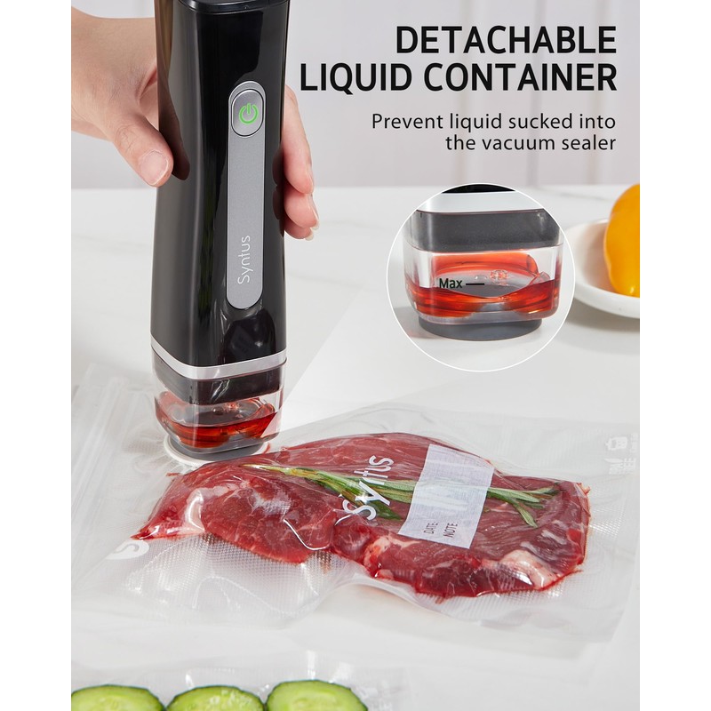 Syntus Vacuum Sealer Bags for Food, Food Storage Bags for