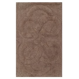 Castle Hill Tuft Twisted 220 GSF Non Skid Back Bath Rug 17 x 24 - Stone