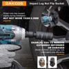 DAKCOS 20.5 x 21.5 mm Impact Wrench Nuts, Double Head