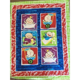 FABRI-QUILT- BABY BLOCK PANEL #100-195-MULTI