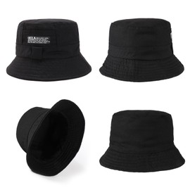 TAGVO Bucket Hats Women, Reversible Cotton Summer Bucket Sun Hat Foldable Fisherman Hat for Travel Hiking Outdoor Blue