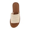 CUSHIONAIRE Women's Carly slide Sandal with Comfort Foam, Raffia 8.5