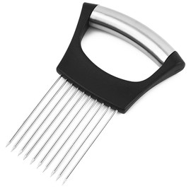 Stainless Steel Onion Slicer & Vegetable Holder – Kitchen Cutting Tool for Onions, Tomatoes, Potatoes | Multi-Purpose Kitchen Utensil