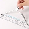 ALLVD Compass Drafting Sharp School Supplies Drawing Tool Metal Geometry