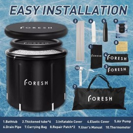 Foresh Ice Bath Tub Foresh Foldable bath tub