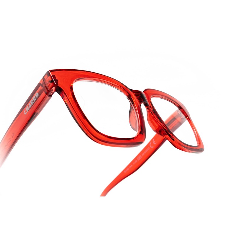 El Charro Damen Carolina Lesebrille, rot, M