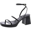 Nine West Women's Flame3 Heeled Sandal, Black 001, 7