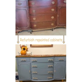 foxwake Wood and Silver Cabinet Handles Pull 10Pcs Adjustable Double Hole 3~5 in, Modern Metal Dresser Knobs, 4Inch Natural Wood Kitchen Drawer Handles Hardware (Center to Center)