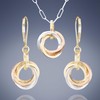 Tricolor Everyday Jewelry Gift Set for Women with Secure Leverback