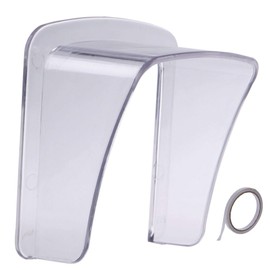 Rurumi Intercom Doorphone, Rain Cover, Double Sided Mounting Tape, 0.1 inch (4 mm), Reinforced Acrylic, Entryway, Rain Protection, No Construction Required, Easy Installation