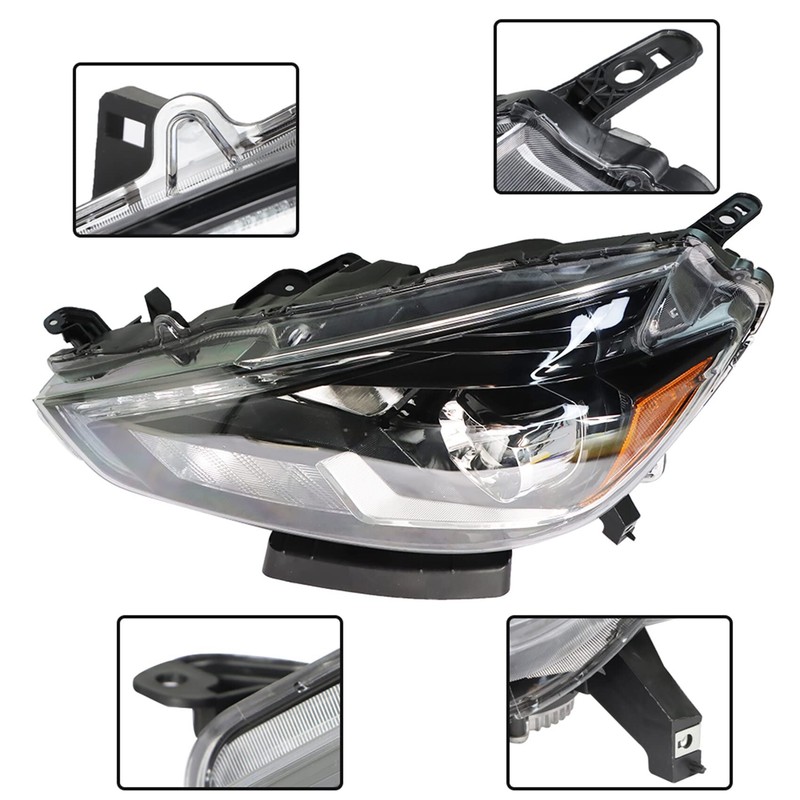 labwork Headlight Assembly Replacement for Nissan Sentra 2016-2018 SL SR