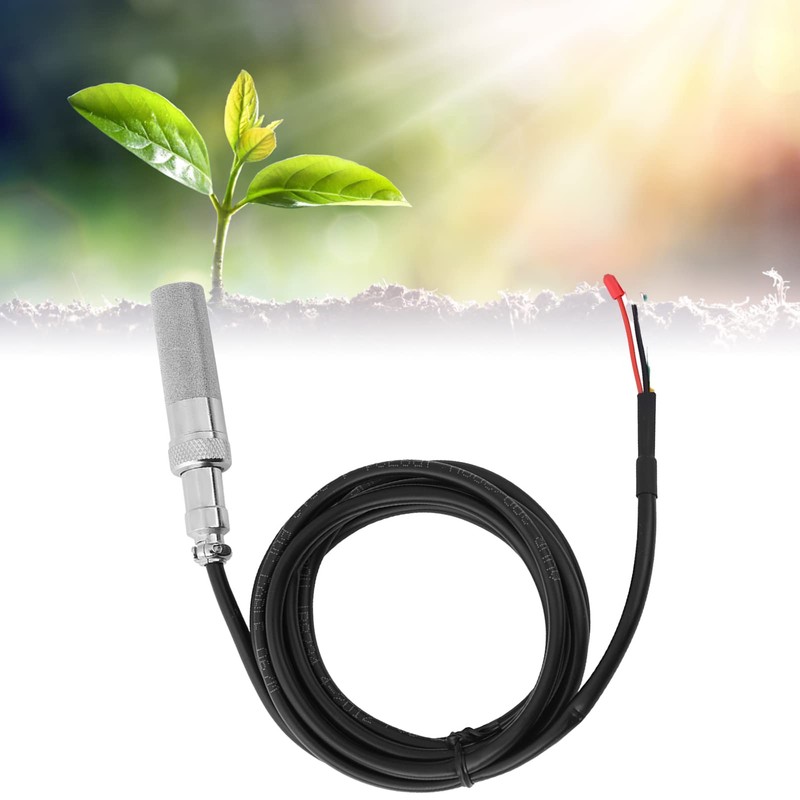 2-in-1 Soil Moisture/Temperature Meter, FS200-SHT20 Soil Temperature & Humidity Sensor,Soil