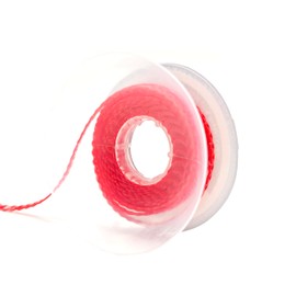 Orthodontic Dental Elastic Ultra Power Rubber Chains Multi-Colors Rubber Chains for Braces Power Dental Orthodontic (Red, Close)