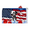 Best of Breed Dalmatian Black/White Patriotic Dog Breed Mail Box