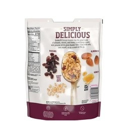 Simply Oats, Honey, Raisins & Almonds Granola, 34.5 oz Bags, 2 Count (1 Pack)