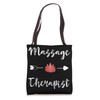 Massage Therapist Spa Masseur Namaste Therapy Massager Relax Tote Bag
