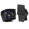 Black Vehicle HUD Display Multifunction OBD HUD Gauge 9 Alarm