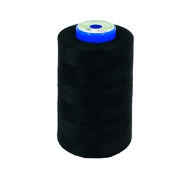 Fujix King Spun (Polyester sewing thread) 60 Count/3000 m Roll Col. 402 Black