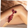 SAFIGLE Wooden Face Massage Roller Tool Dual Roller Massager for
