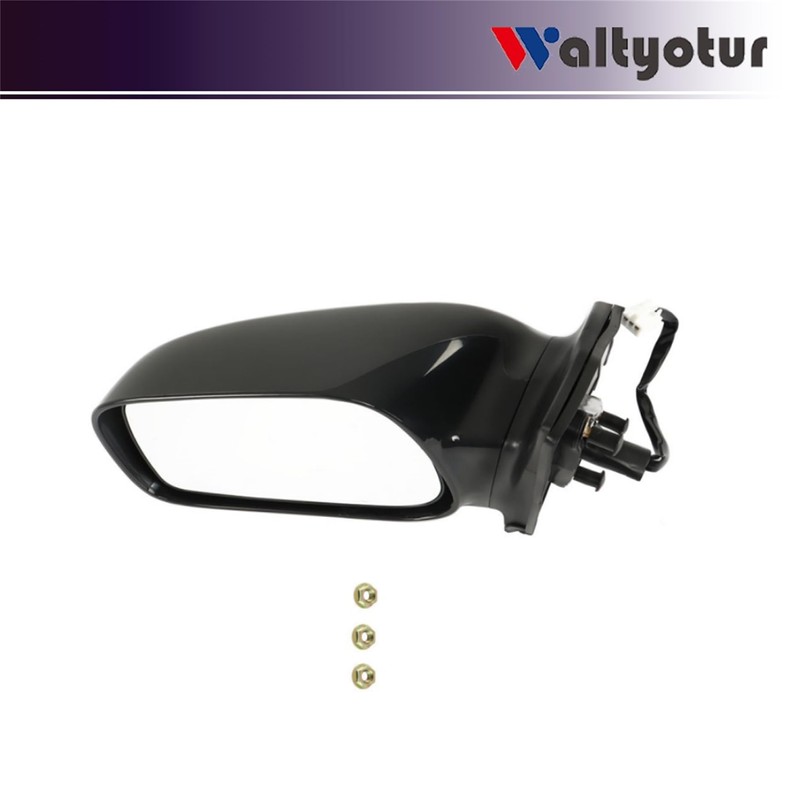 waltyotur Left Rearview Mirror Power Paintable Replacement for TO1320178 Replacement