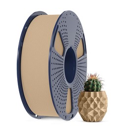 SUNLU PLA Rainbow Filament Silk PLA+ Rainbow Filament 3D Printer Filament Multicolor 3D Printer Filament for Easter, Christmas & Small Business (Smooth Color Change 8m/Color, 1kg 330m:_Maple Wood 1KG