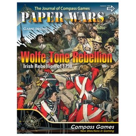 Compass Games Paper Wars Magazine Issue 104, Wolfe Tone Rebellion Irish Rebellion of 1798 Board Game, for Adults 18+
