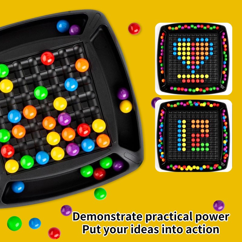 Intellectual Chessboard - Dual Duel, Intellectual Chess Board, Rainbow Ball