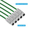 PATIKIL 5.9 Inch Length Wire Keychain Cable, 15 Pack Stainless