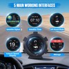 PLAYOCCAR GPS Speedometer HUD MPH for Car with Overspeed Alarm